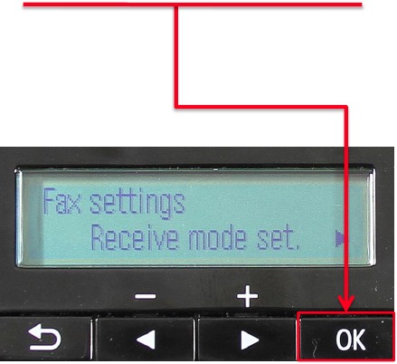 Canon - MX360 - Einrichten des Empfangsmodus - Schritt 5 Einrichten des Empfangsmodus - Schritt 5