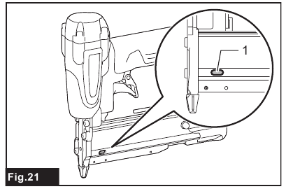 Makita - AF353 - Leeranzeige Leeranzeige