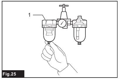 Makita - AF353 - Wartung von Kompressor, Wartungseinheit und Luftschlauch - Schritt 2 Wartung von Kompressor, Wartungseinheit und Luftschlauch - Schritt 2