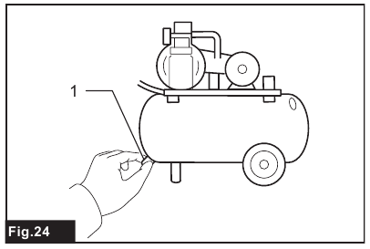 Makita - AF353 - Wartung von Kompressor, Wartungseinheit und Luftschlauch - Schritt 1 Wartung von Kompressor, Wartungseinheit und Luftschlauch - Schritt 1