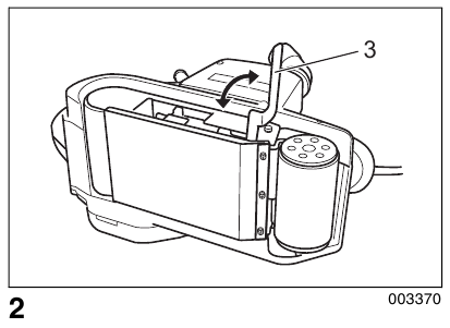 Makita - 9403 - Schleifband installieren oder entfernen - Schritt 1 Schleifband installieren oder entfernen - Schritt 1