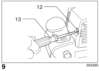 Makita - 9403 - Kohlebürsten wechseln - Schritt 2 Kohlebürsten wechseln - Schritt 2