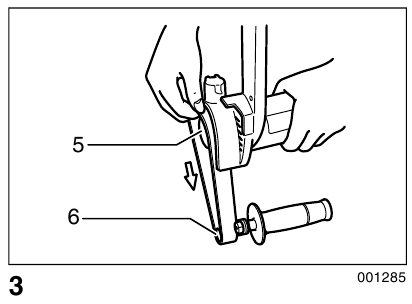 Makita - 9031 - Schleifband anbringen oder entfernen - Schritt 1 Schleifband anbringen oder entfernen - Schritt 1
