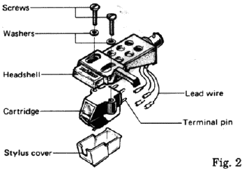 Pioneer - PL-514 - ANBRINGEN DES TONABNEHMERS - Schritt 2 ANBRINGEN DES TONABNEHMERS - Schritt 2