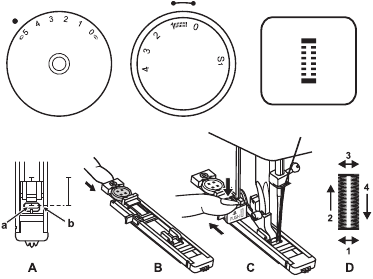 Singer - 2273 - Nähen - 1-Schritt-Knopfloch nähen - Schritt 1 Nähen - 1-Schritt-Knopfloch nähen - Schritt 1