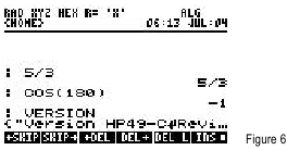 Rechner-Display mit kleinerer Schriftart