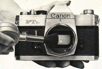 Canon - FTb - Reinigung des Objektivs Reinigung des Objektivs