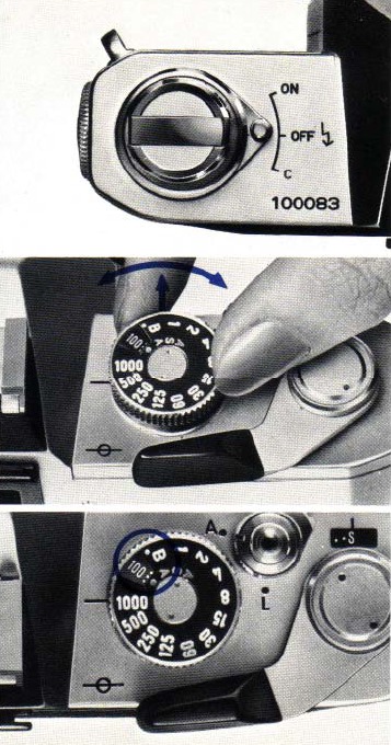 Canon - FTb - Filmempfindlichkeitseinstellung Filmempfindlichkeitseinstellung