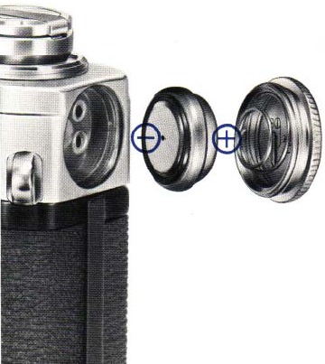 Canon - FTb - Einlegen der Quecksilberbatterie - Schritt 2 Einlegen der Quecksilberbatterie - Schritt 2