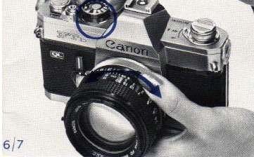 Canon - FTb - Normale Fotografie - Schritt 4 Normale Fotografie - Schritt 4