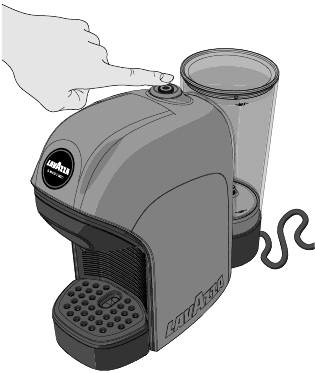 Lavazza - Tiny - EINSTELLUNG - INBETRIEBNAHME DER MASCHINE - Schritt 2 EINSTELLUNG - INBETRIEBNAHME DER MASCHINE - Schritt 2