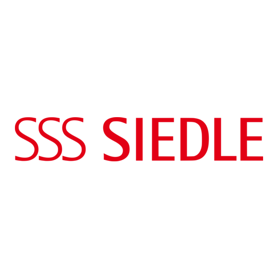 SSS SIEDLE SC 600-0 INBETRIEBNAHMEANLEITUNG Pdf-Herunterladen | ManualsLib