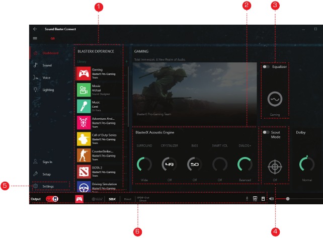 SOUND BLASTER CONNECT F&Uuml;R PC