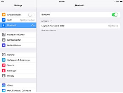 ERSTEINRICHTUNG TASTATUR MIT EINEM GER&Auml;T KOPPELN iOS