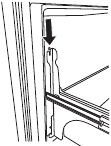 Einbau der Schubladenblende Schritt 1