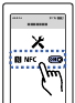 FUNKTIONSPR&Uuml;FUNG DER NFC-FUNKTION NACH ABGESCHLOSSENER REPARATUR Schritt 1