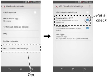 NFC-Tag-Daten schreiben Schritt 1