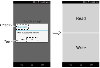 NFC-Tag-Daten schreiben Schritt 13