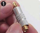 Anschlussdiagramm f&uuml;r Bananenstecker Schritt 1