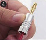 Anschlussdiagramm f&uuml;r Bananenstecker Schritt 4