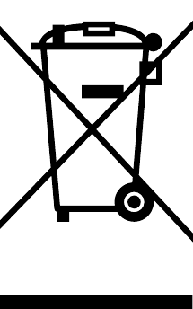 Symbol f&uuml;r die Entsorgung von Elektro- und Elektronikger&auml;ten