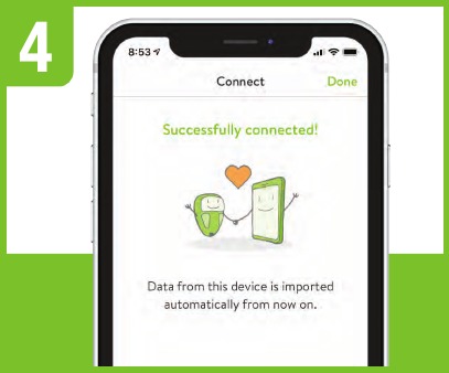 Mit der App verbinden - Schritt 3