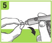 Stechhilfe vorbereiten - Schritt 5