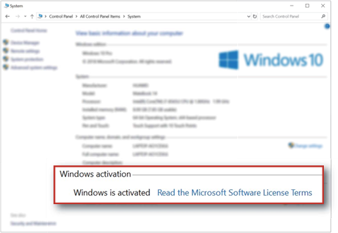 Windows aktivieren