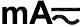 Milliampere/Ampere-Symbol