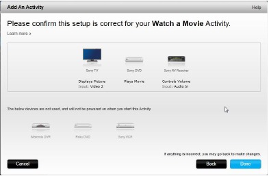 Eine Watch Movie (Film ansehen) Aktivit&auml;t hinzuf&uuml;gen