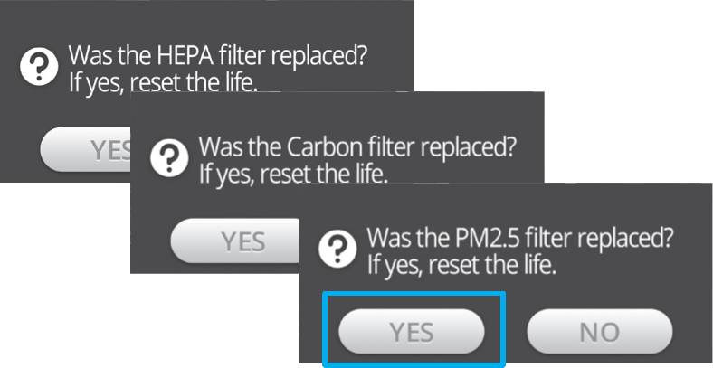 Filter zur&uuml;cksetzen - Schritt 3