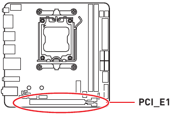 PCIe-Erweiterungssteckplatz