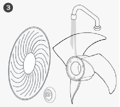 Reinigung von Frontgitter und Rotorbl&auml;ttern - Schritt 3