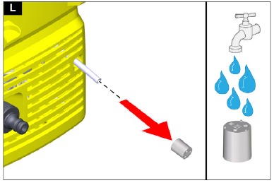 Reinigungsmittelfilter reinigen
