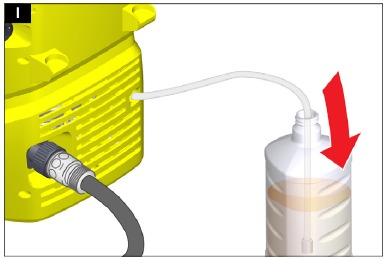 Betrieb mit Reinigungsmittel