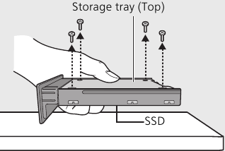 Austausch der SSD &ndash; Schritt 3 &ndash; Alle Schrauben entfernen