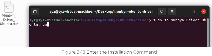 USB Linux-Treiberinstallation - Schritt 2