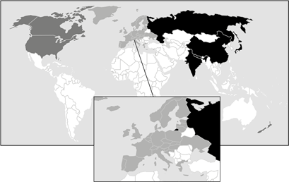W-Link Regionen
