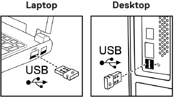 Kopplung Ihres Ger&auml;ts mit dem USB-Dongle - Schritt 1