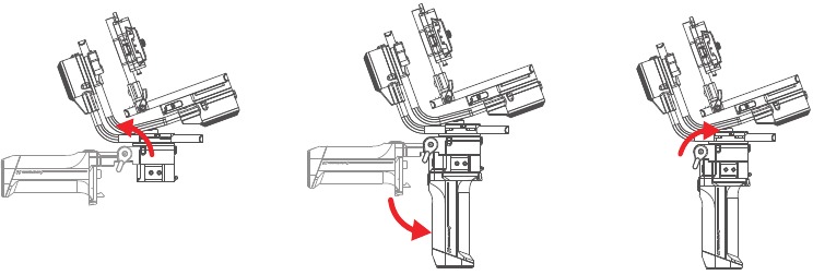 Vorbereitung - Schritt 1 - Gimbal ausklappen