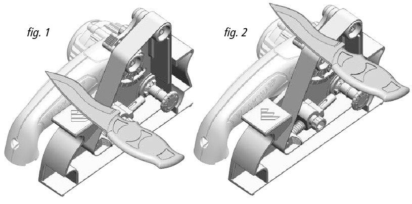Installation des Klingenschleifaufsatzes