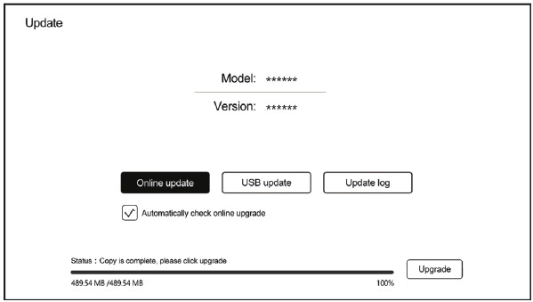 Systemaktualisierung &uuml;ber OTA - Lokales Update - Schritt 2