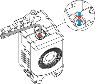 Filament wechseln - Schritt 2