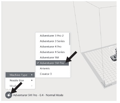 Flashforges offizielle Slicing-Software - Schritt 2