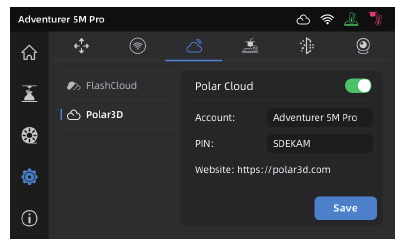 Drucken &uuml;ber Polar Cloud - Schritt 2