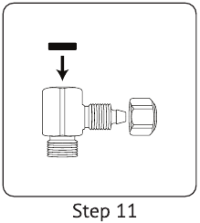 Warmwasser-T-Adapter &uuml;berpr&uuml;fen