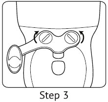 LUXE Bidet auf Toilette montieren