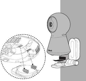 Montage der Babyeinheit an einer Trockenwand &ndash; Option 1