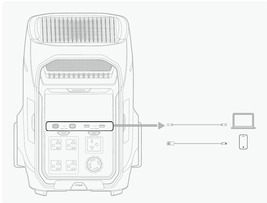 GER&Auml;TE MIT STROM VERSORGEN - &Uuml;BER USB-ANSCHL&Uuml;SSE
