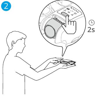 Handfl&auml;chenstart/-landung und Smart Snaps &ndash; Schritt 2